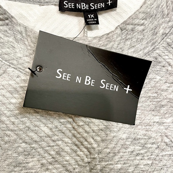 NWT See N Be Seen Plus Light Grey Quilted Travel Set- - Picture 9 of 10